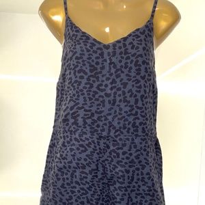 Sundry Anthropologie Leopard Animal Print Jumpsuit Size O